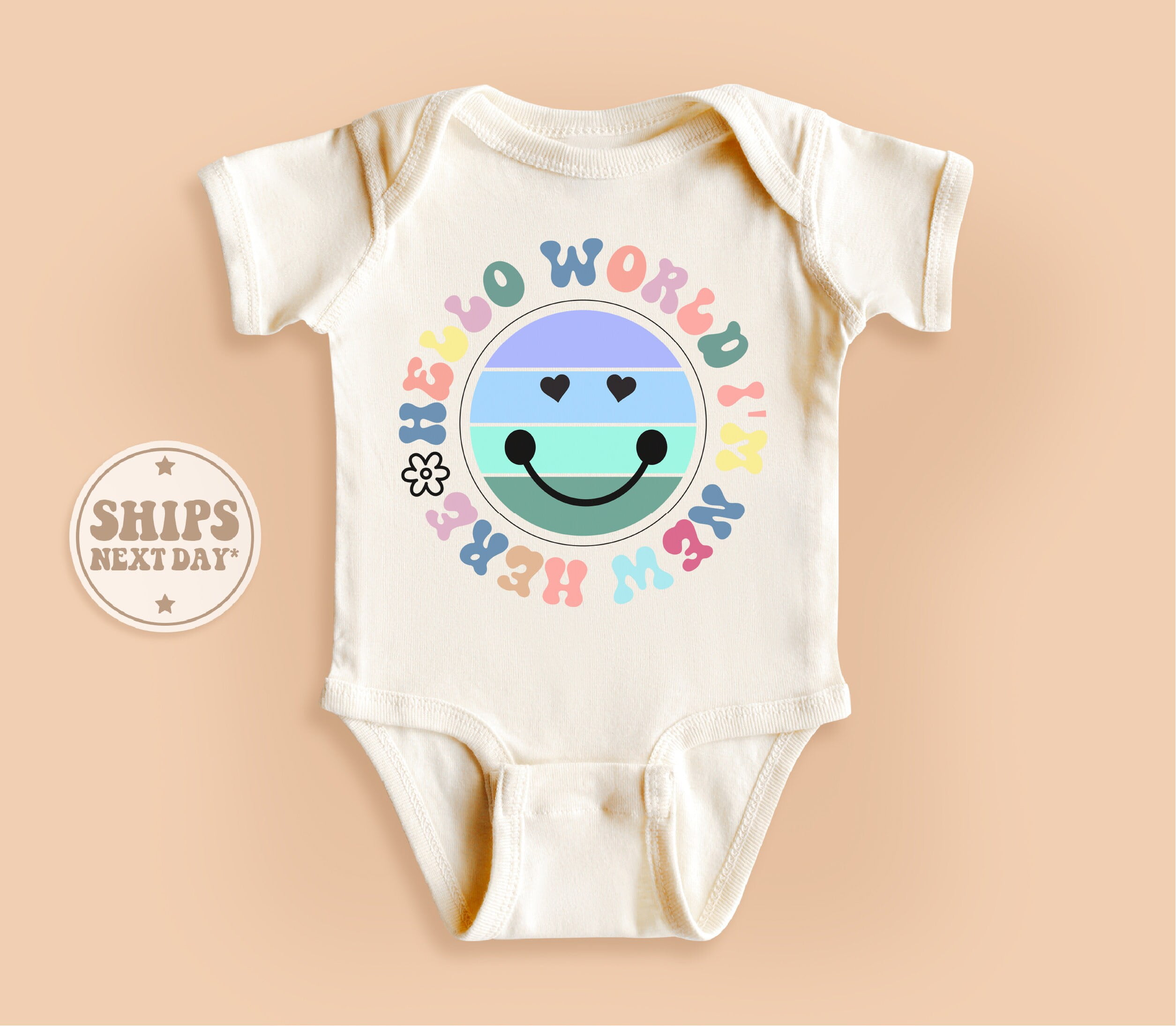 Hello World H And M Baby Onesies Bella Canvas With Hello World I'M