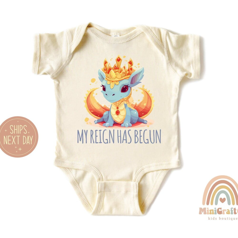 KIDS T-SHIRT DRESS WITH FLARE HEM 4-10 HEART OF A DRAGON