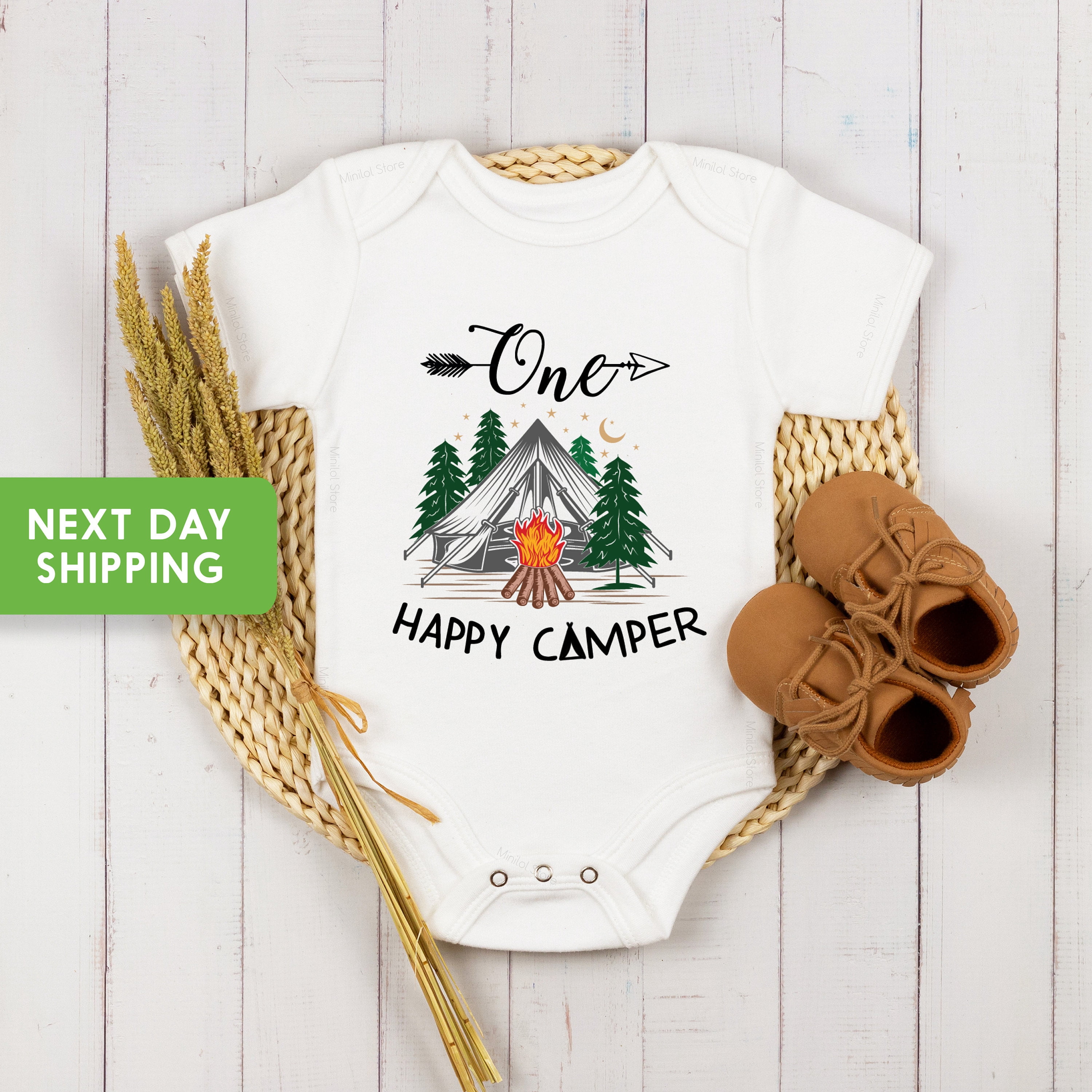Only Happy Camper Sweatshirt – Best Camper Graphic, Men's & Women's, 50/50 Cotton Polyester