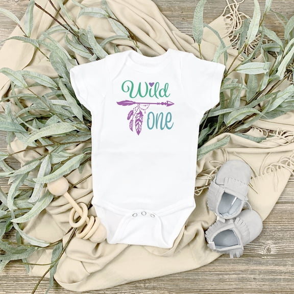 Bella Canvas with Wild One Wild Child, Wild Child Newborn Body Suit. Newborn Baby Gift. Cute and Cool Baby Boy or Girl Bodysuit Gift