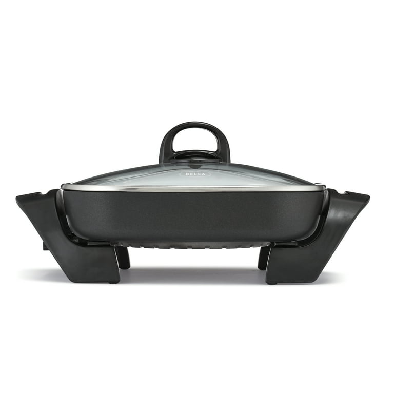 12 in. x 12 in. Black Nonstick Ceramic Electric Skillet 12 in. x 12 in. Black Nonstick Ceramic Electric Skillet