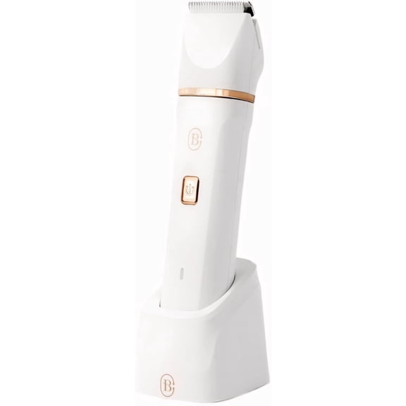 BELLA CIAO Womens 10-Piece Body Hair and Bikini Trimmer Set, Electric Razor with Charging Dock