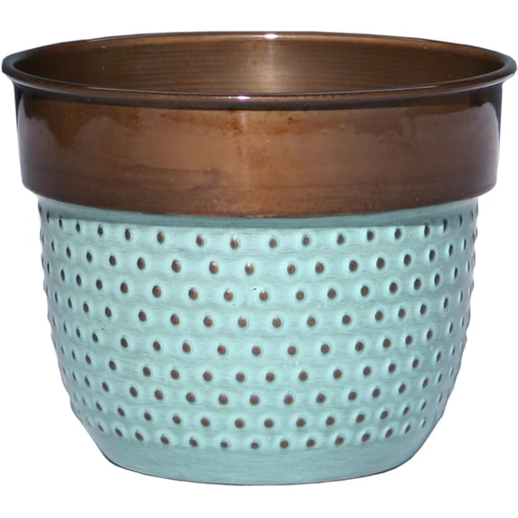 Bella Classic Planter,Stripes/Copper