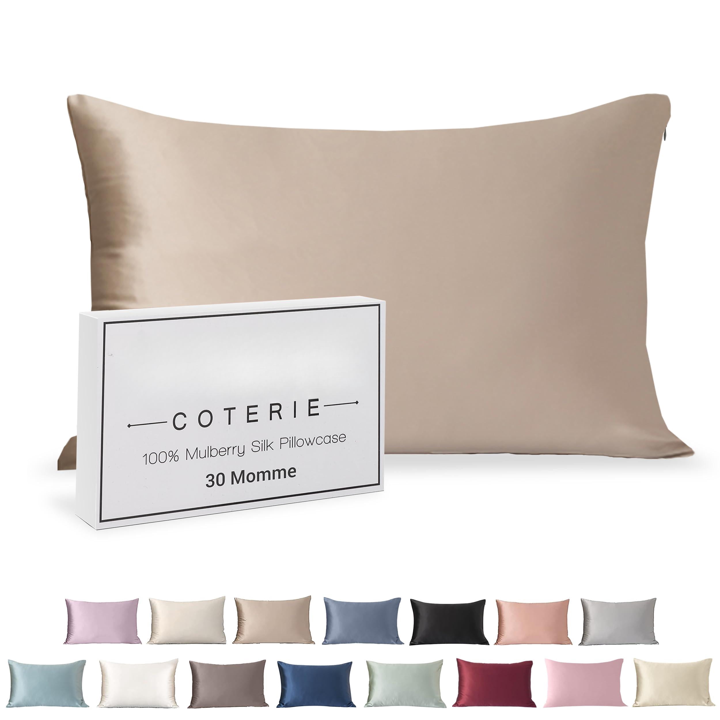Bella Coterie Luxury Silk Pillowcase For Hair And Skin | 30 Momme Pure 6a Mulberry Super Soft Perfectly Plush [standard  Champagne]