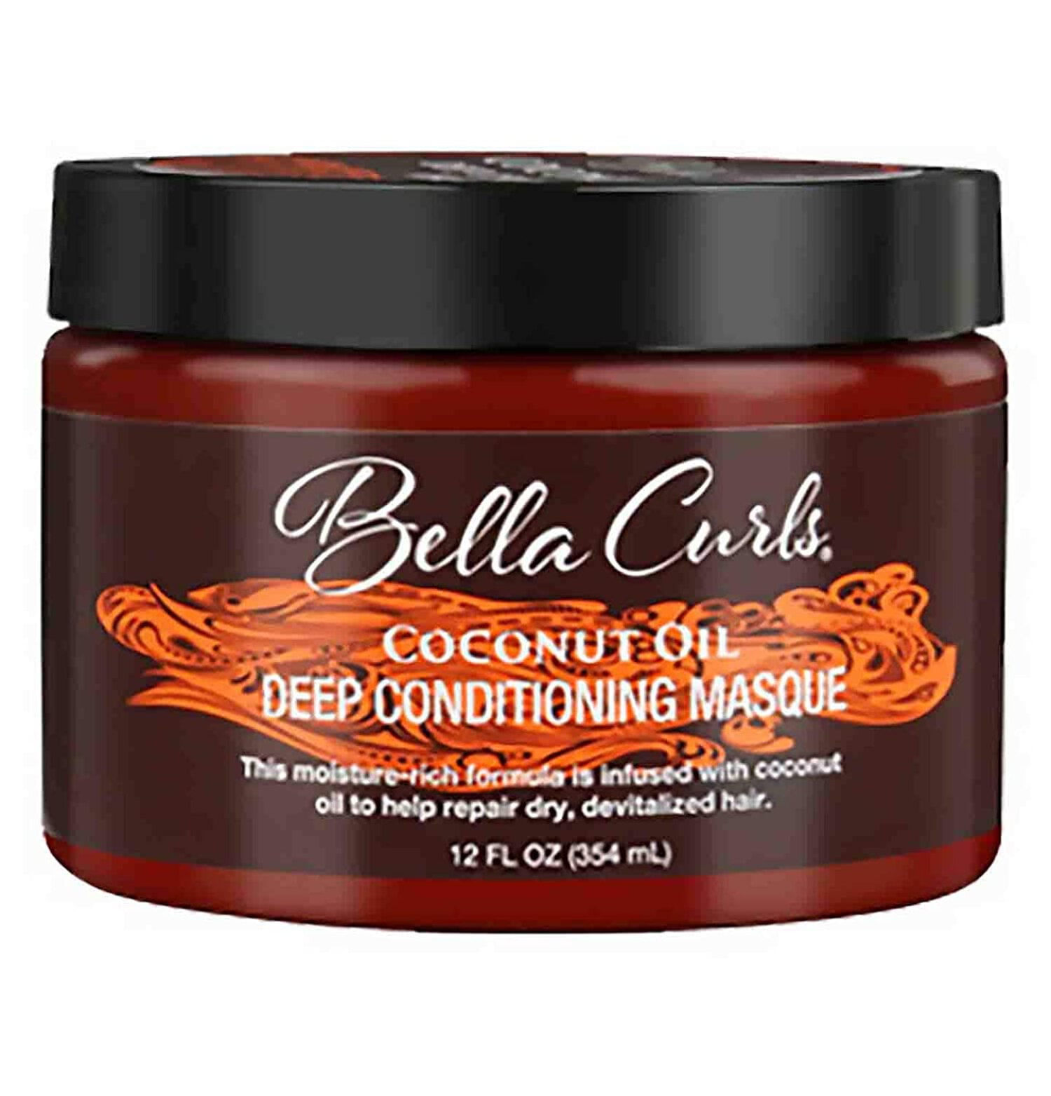 Bella Curls Coconut Oil Deep Conditioning Masque, 12 oz