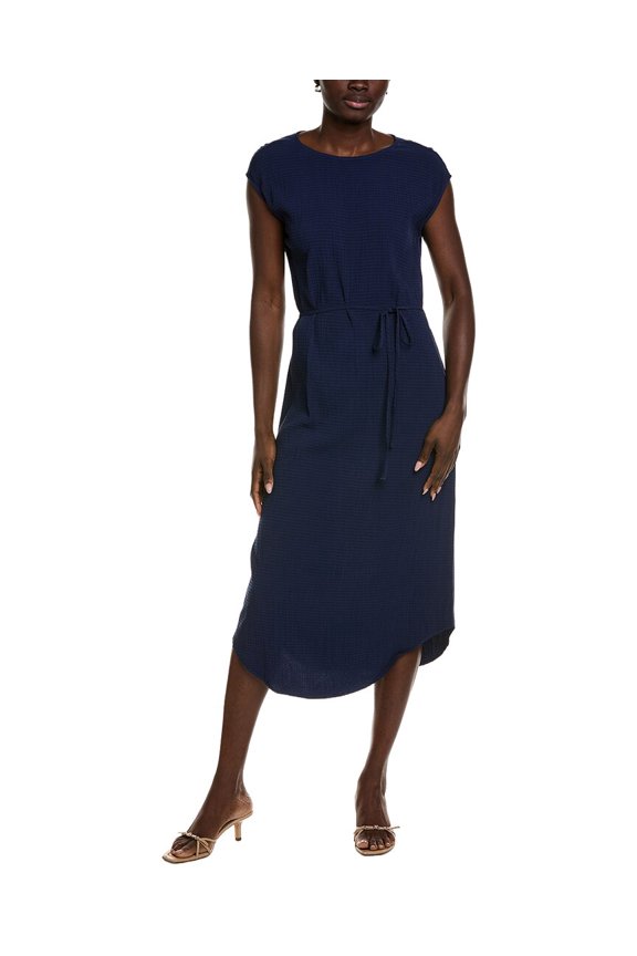 womens Cap Sleeve Midi Dress, m