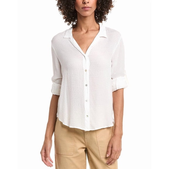 Bella Dahl womens  Capri Button Down Shirt, xs