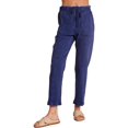 thumbnail image 1 of Bella Dahl womens  Evie Ruffle Waist Seam Trouser, l, 1 of 3