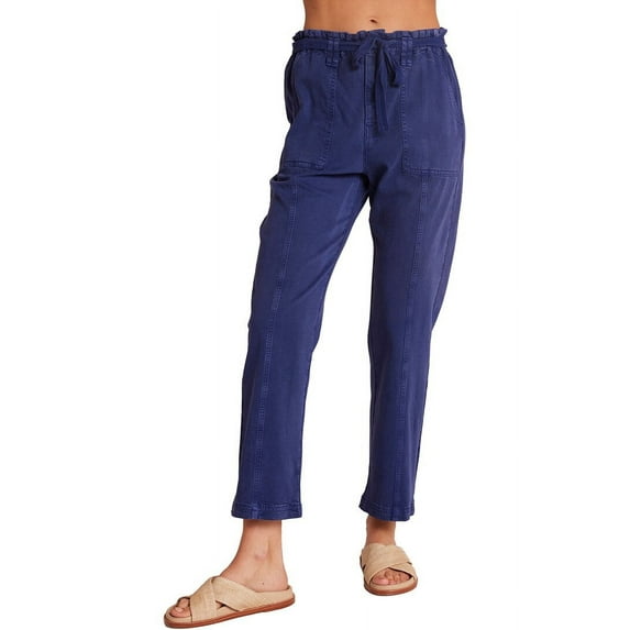 Bella Dahl womens Evie Ruffle Waist Seam Trouser, l