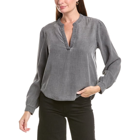 Bella Dahl womens Half Placket Blouse, xs