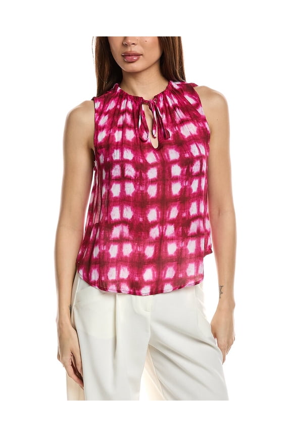 womens Shirred Neck Pullover, s