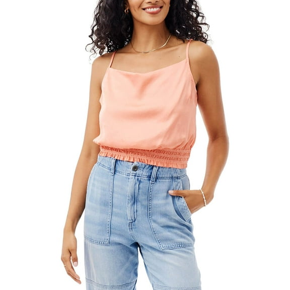 Bella Dahl womens  Smocked Waist Cami, XS