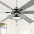 thumbnail image 1 of Bella Depot 72" Modern LED Ceiling Fan 6-Speed Reversible Chandelier With Dimmable Light and Remote Control, 1 of 12