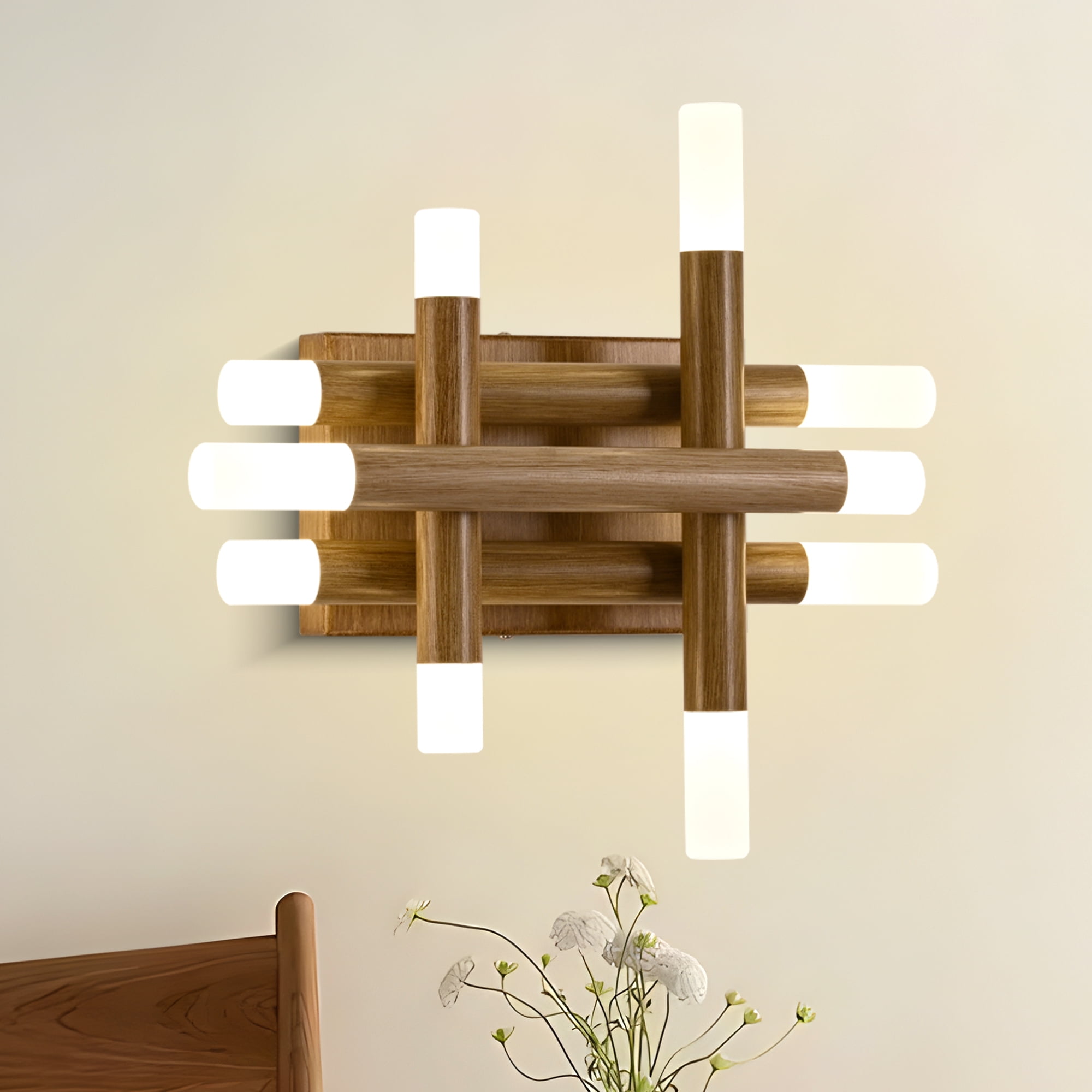 Bella Depot Wood Wall Light - Walmart.com