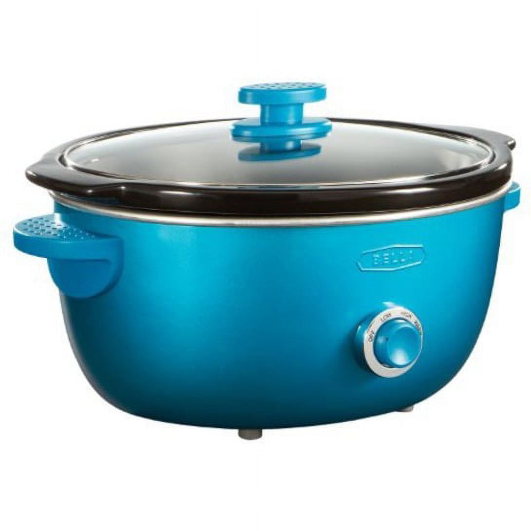 Bella Blue Snowflake 1.5-Qt. Electric Slow Cooker - Macy's