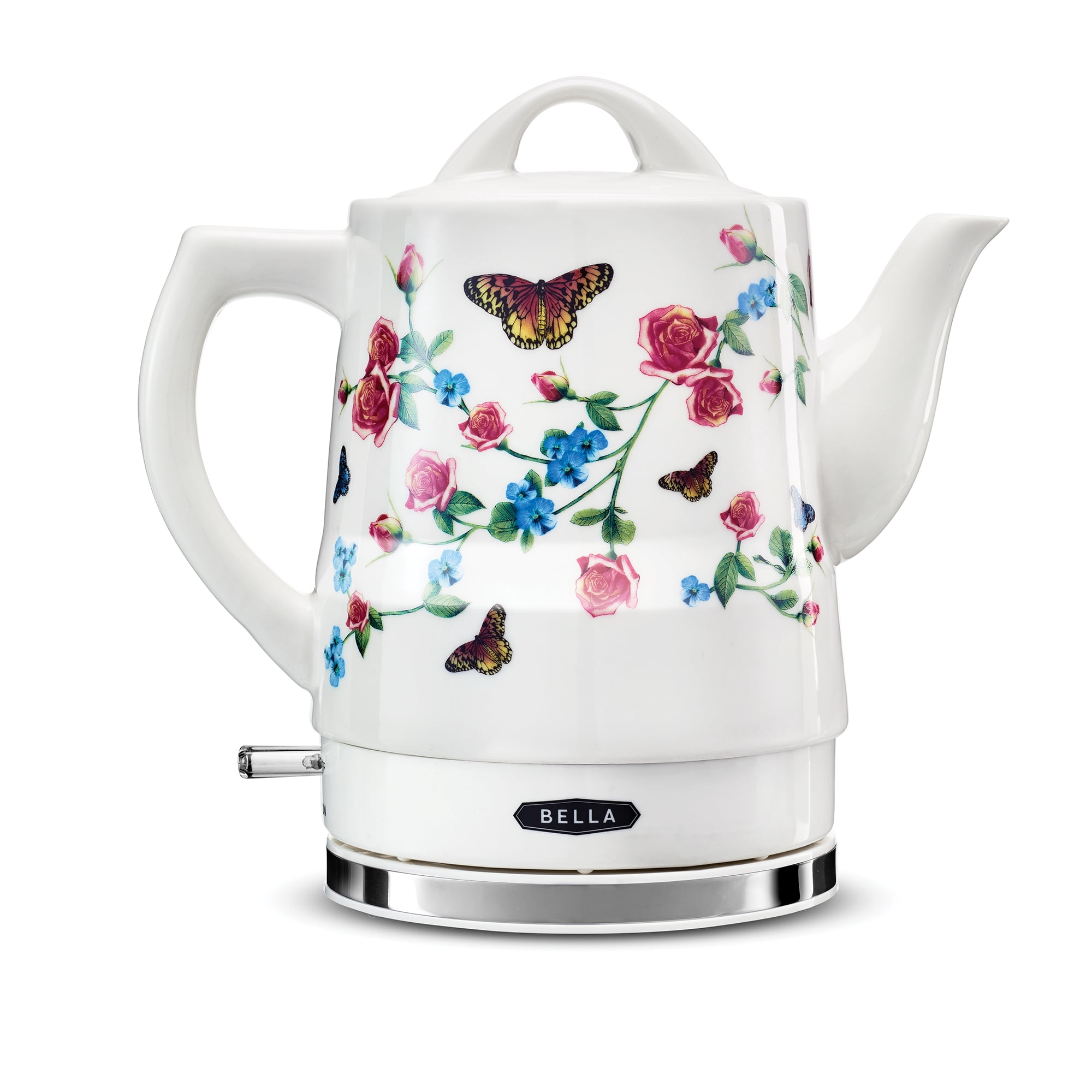 Bella Electric Ceramic Kettle Water Heater for Tea u0026 Coffee, 1.5 Liter or 6  Cup - Walmart.com