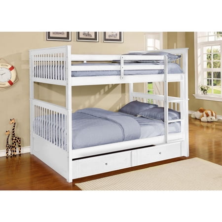 Bella Esprit Carol Full Over Full Bunk Bed with Trundle/Storage