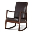 thumbnail image 1 of Bella Esprit Transitional Wood Rocking Chair with Cushion in Espresso, 1 of 2