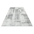 thumbnail image 1 of Bella Grey Abstract Polyester Area Rugs for Living Room Jacquard Textured Modern Rugs Soft Geometric Rug for Bedroom Mid Century Washable Rug Non-Slip Bohemian Perfect for Dining Room Office, 1 of 4