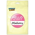 thumbnail image 1 of Bella Hello My Name Is Pinback Button Pin Badge, 1 of 2