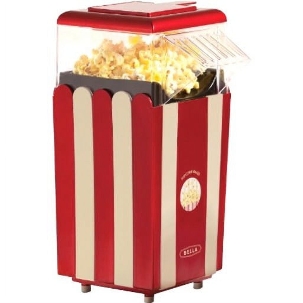 Bella Model RH-788 Hot Air Popcorn Popper Maker In Red/White NEW