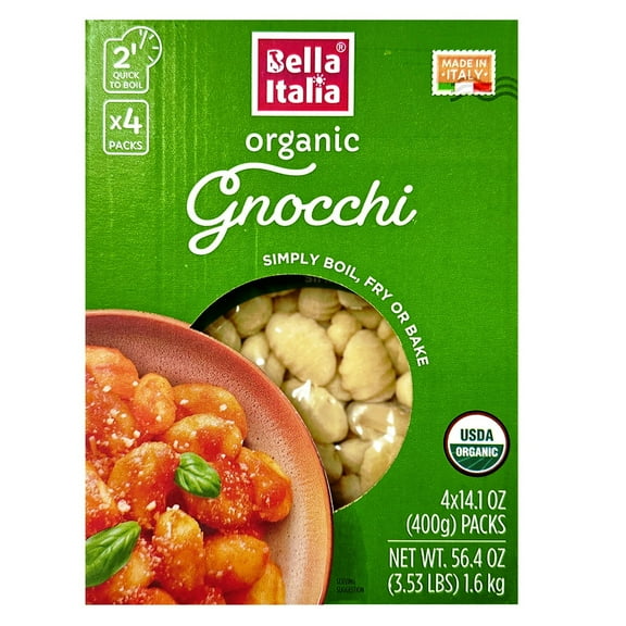 Bella Italia Organic Gnocchi, 14.1 oz, 4-count