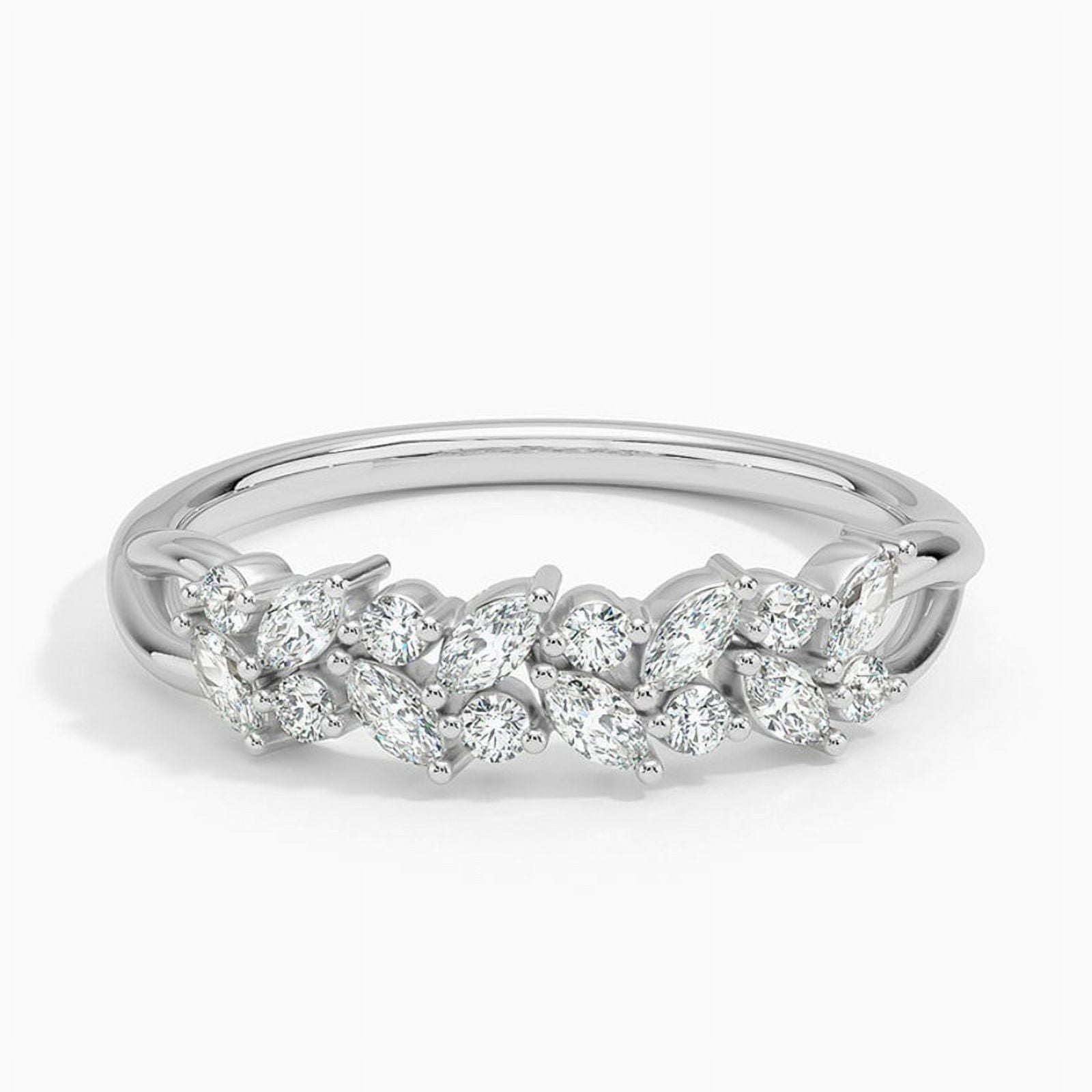 Bella Jewel 1.5 Ct Round Cut Lab Created Diamond Ring - 14K White Gold ...