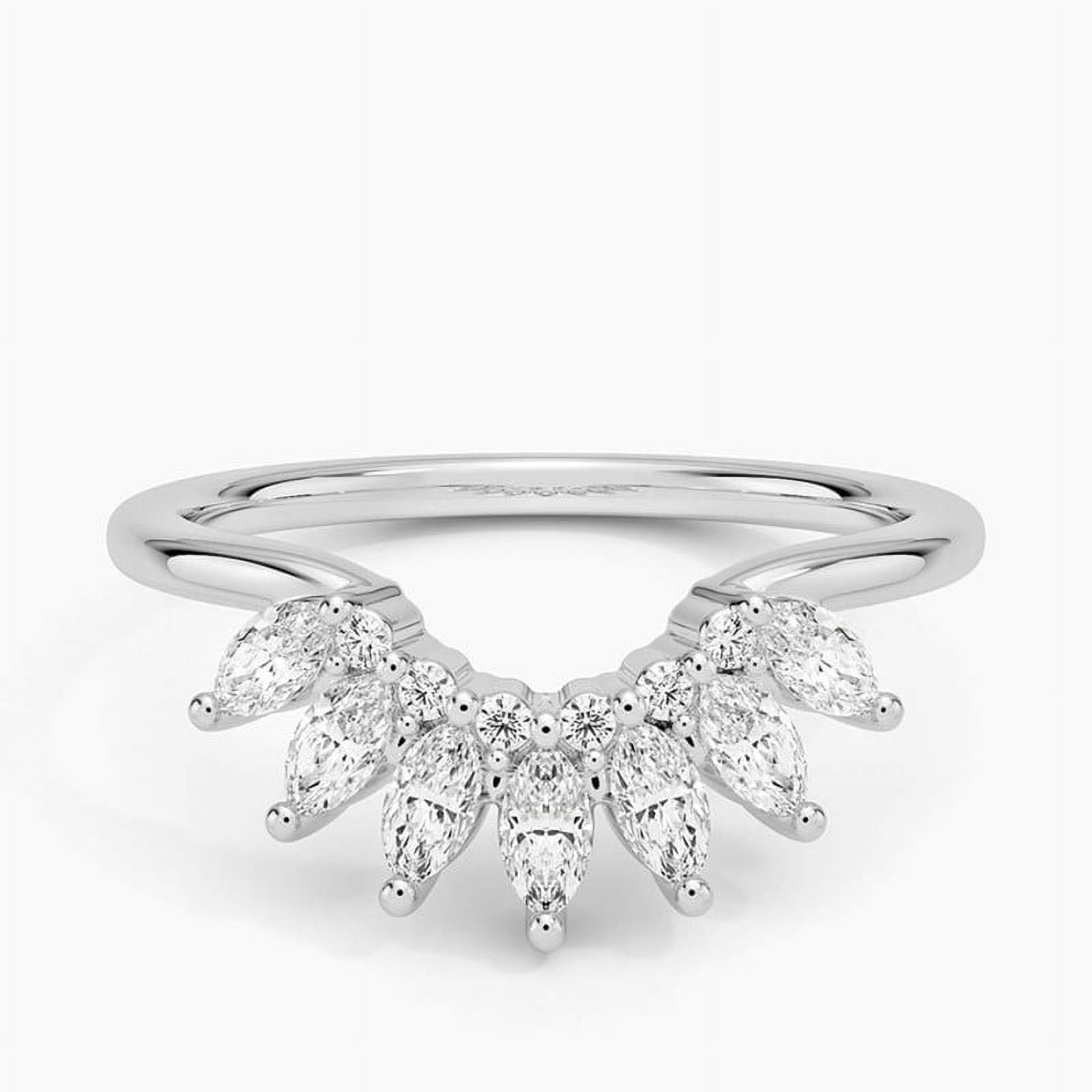 Bella Jewelry 1.79 Ct Marquise Cut Wedding Ring for Her - 14K White ...