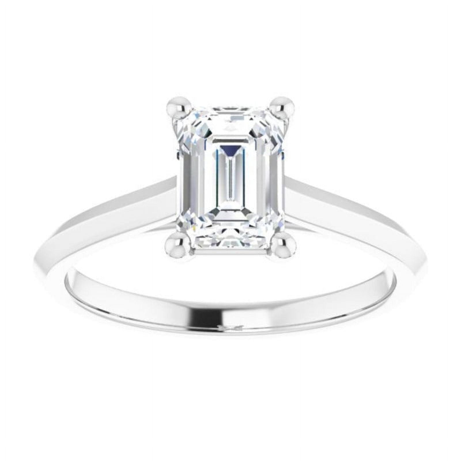 Bella Jewelry 14K White Gold Plated 1.92 Ct Moissanite Engagement Ring ...