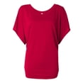 thumbnail image 1 of Bella - Ladies Flowy Rage Sleeve Dolman T-Shirt, 1 of 5