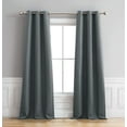 thumbnail image 1 of Bella Luna  Henley Room Darkening 96 Inch Grommet Curtain Panel Pair, 1 of 3