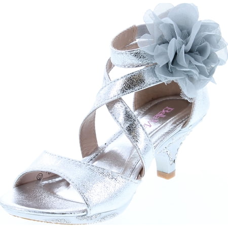 Bella Marie Girls Vamo-2k Fashion Heel Dress Sandals