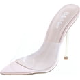 thumbnail image 1 of Bella Marie Womens Addy-1 Fashion Lucite Transparent High Heel Dress Shoes, 1 of 7