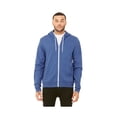 thumbnail image 1 of Bella Men's Poly-Cotton Fleece Full-Zip Hoodie, Style C3739, 1 of 1