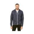 thumbnail image 1 of Bella Men's Poly-Cotton Fleece Full-Zip Hoodie, Style C3739, 1 of 1