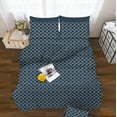 thumbnail image 1 of Bella Milano Design 1500 TC Wrinkle Free 4-PC Sheet set , King Navy Blue, 1 of 5