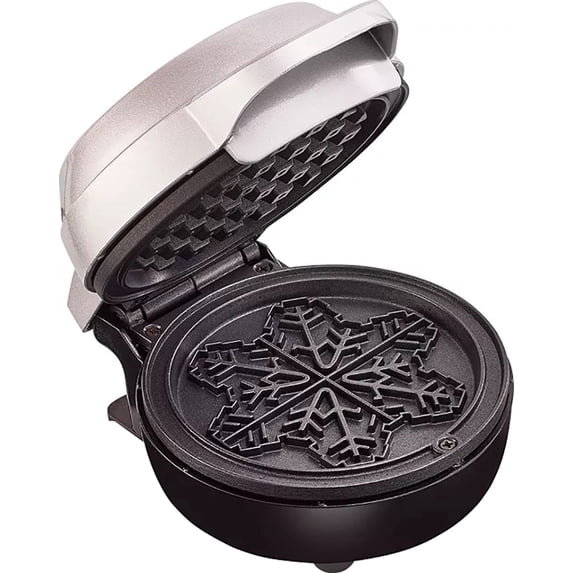 Bella Mini Waffle Maker, Snowflake Silver 11304889
