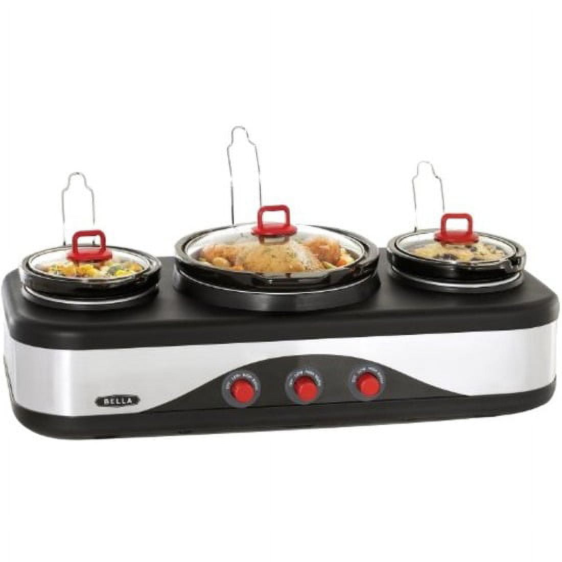 Bella MultiSize Triple Slow Cooker