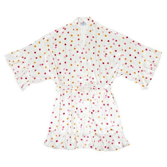 Robe Fillette Confetti 12 Ans Sans Manches - Multicolore Longueur Genou - Occasion