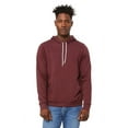 thumbnail image 1 of Bella+Canvas 3719 Unisex Sponge Fleece Pullover Hoodie-Heather Maroon-S, 1 of 5