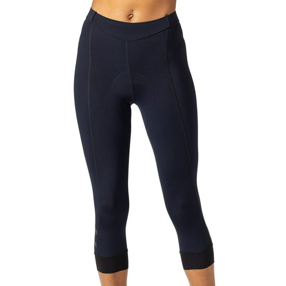 Terry Cycling Bella Prima Bike Knickers, Padded Bicycle Capris For Women, Silicone Leg Band Flex Air Carbon Bike Chamois