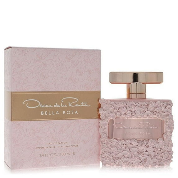 Bella Rosa by Oscar De La Renta Eau De Parfum Spray 3.4 oz for Women Pack of 2