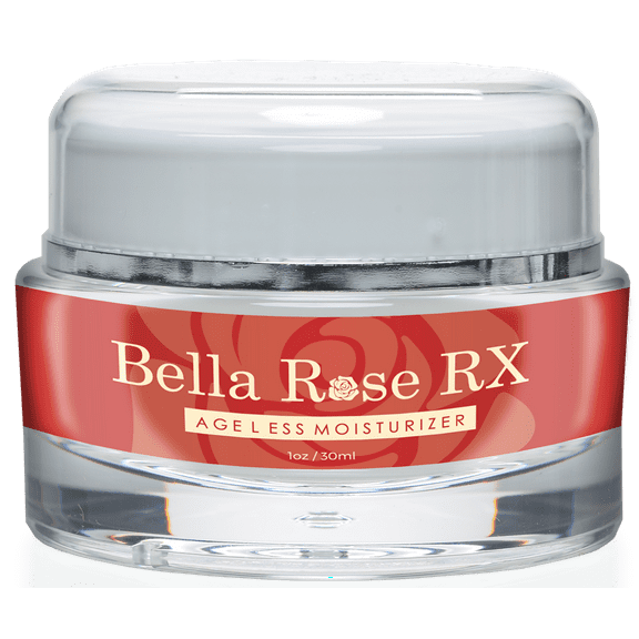 Bella Rose Rx - Ageless Moisturizer - Support Facial Hydration - For Wrinkles, Fine Lines, Crows Feet and Aging - 1oz/30ml