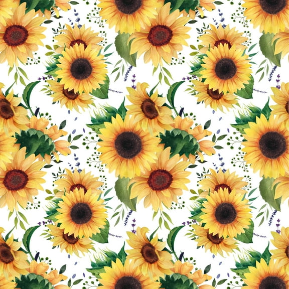 Bella Sunflower Removable Wallpaper 10'L x 24''W