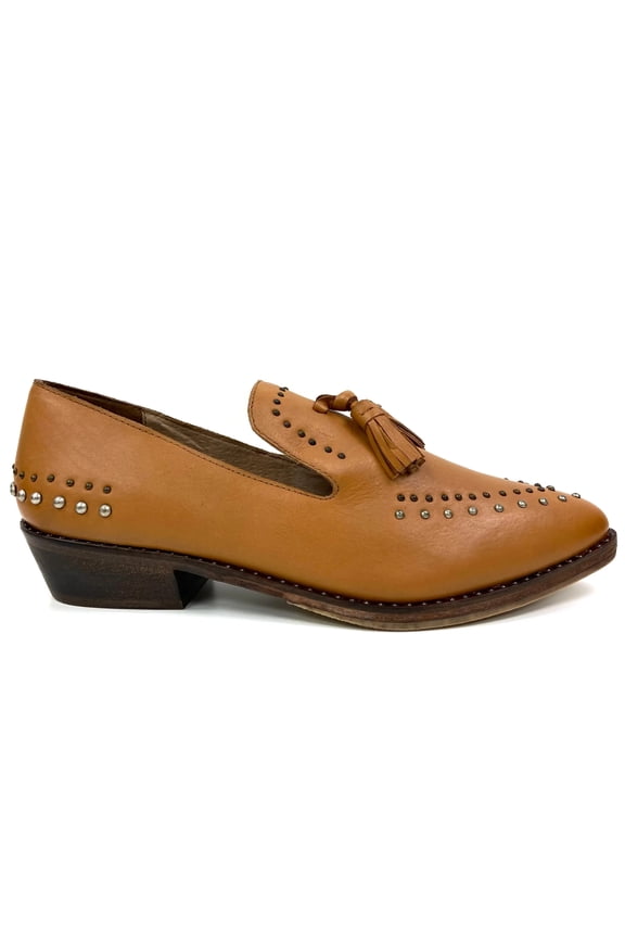 Bella Tan Studded Mules