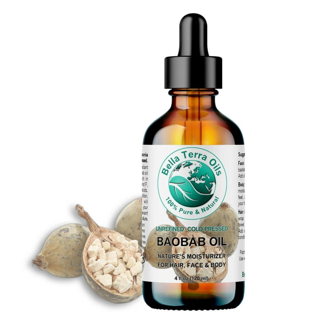 Bella Terra Oils STF9 Baobab Oil 4 oz Dive into The Essence of