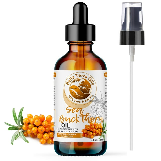 Bella Terra Oils YPF5 Seabuckthorn Berry Oil 4oz Experience Nature