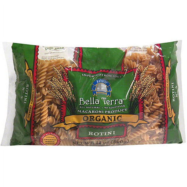 Bella Terra Organic Rotini Pasta, 12 oz (Pack of 12)
