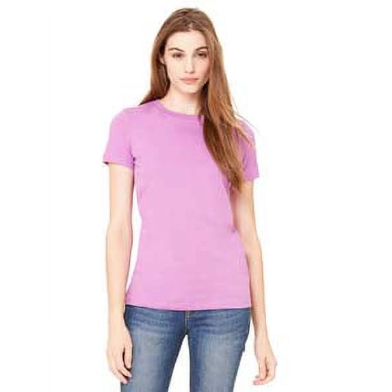 Bella Tshirt 6000 Women's Junior Fit Short Sleeve Crew Neck Jersey