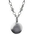 thumbnail image 1 of Bella Uno Women's Disc Pendant Statement Necklace in Recycled Metal, 1 of 5